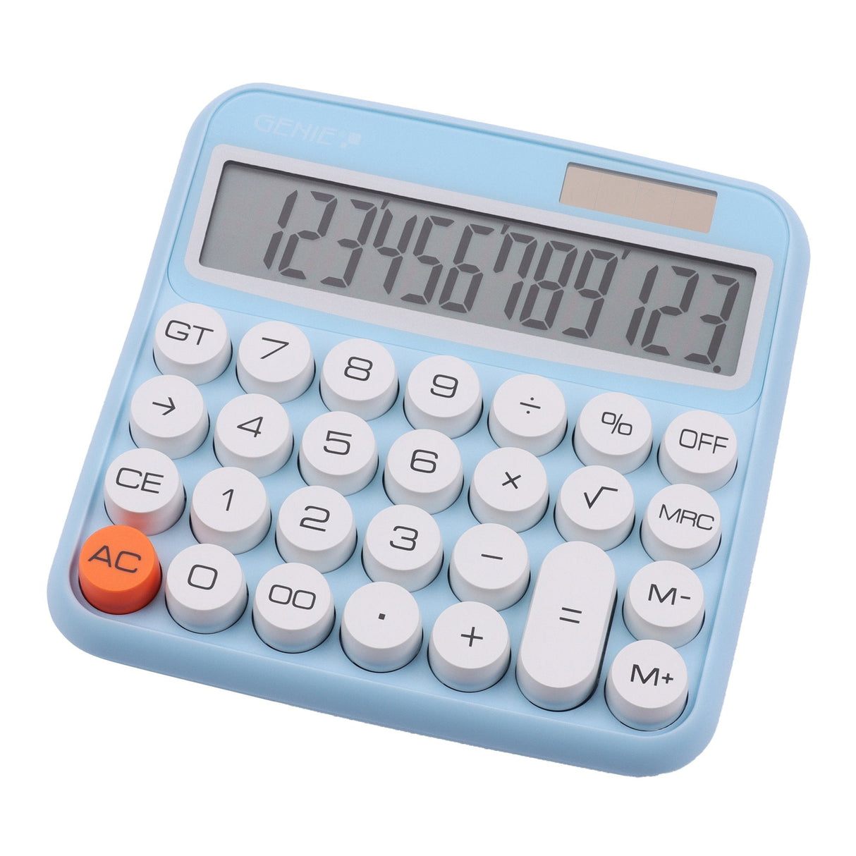 Calculadora Genie 612 B Escritorio Básica Azul
