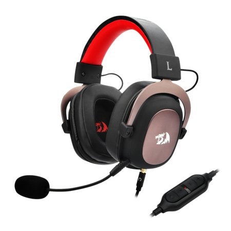 Redragon Zeus Auricular Gaming Virtual 7.1 Usb Micrófono Negro