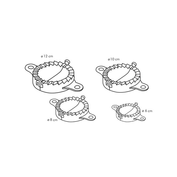 Molde Empanadilla Delicia, 4 Unidades