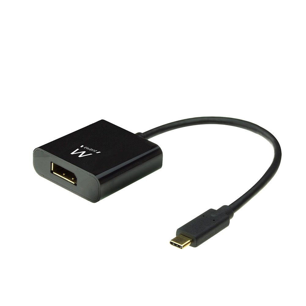 EAN 8054392619618 - Ewent EW9825 adaptador de cable de vídeo 0,15 m USB Tipo C DisplayPort Negro imagen 1