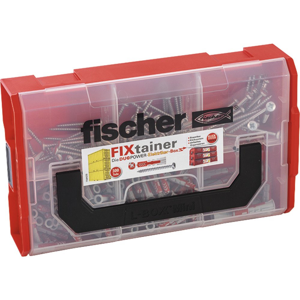 Fischer Fixtainer - Electricista Duopower (300 Piezas)