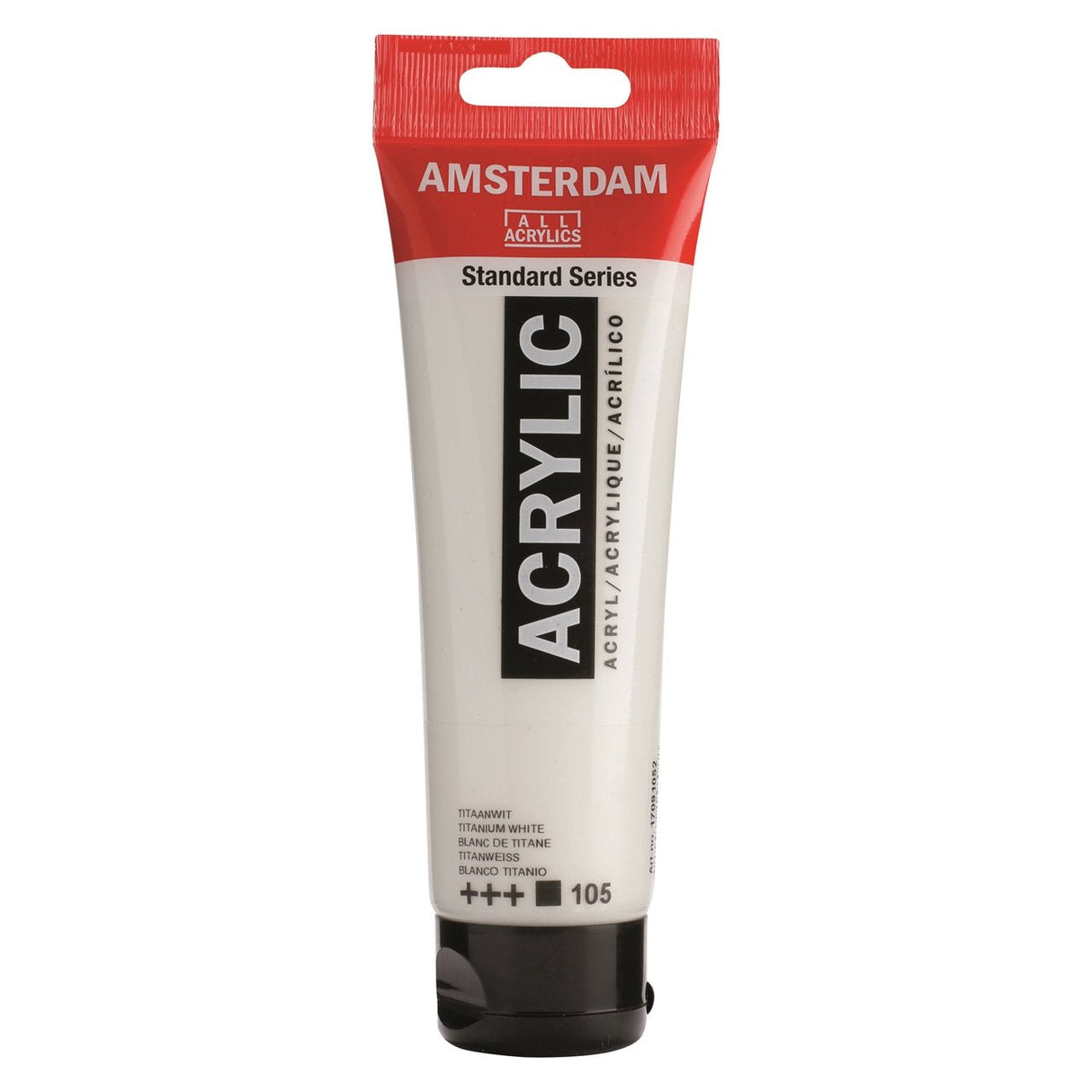 Talens Amsterdam Standard Series Colores Acrílicos Tubo 120ml Blanco De Titanio
