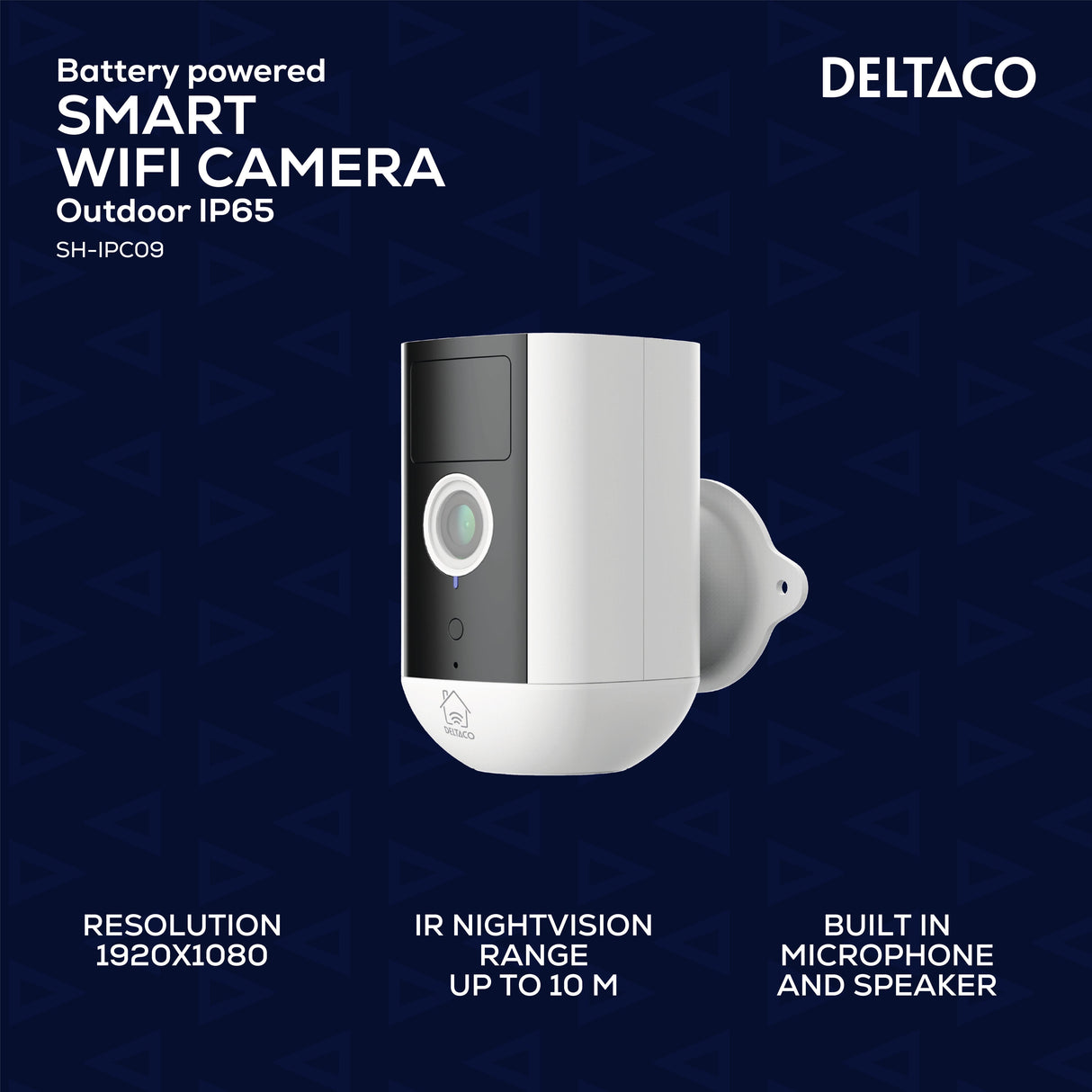Deltaco Smart Home Kamera Outdoor Ip54 Inkl. Akku
