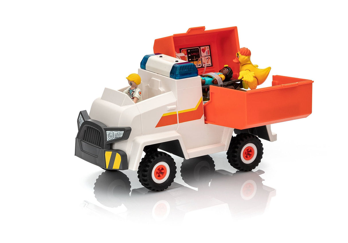Playmobil 70916 Duck On Call Vehiculo De Emergencia Ambulancia