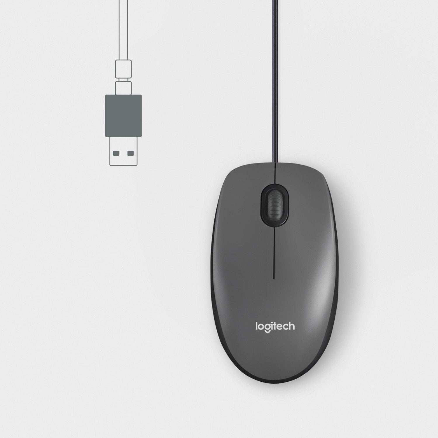 Logitech Raton M100 Usb Negro 910-006652