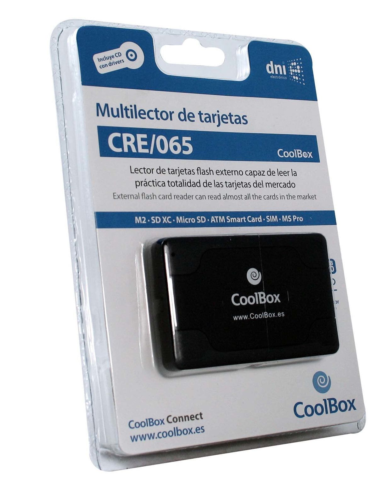 EAN 8437013799287 - CoolBox CRE-065 lector de tarjeta USB 2.0 Negro imagen 2