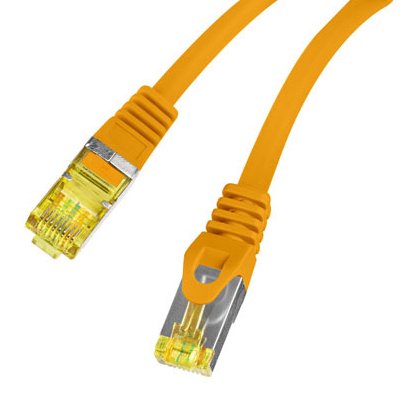 Lanberg Cable De Red Cat.6a S Ftp Lszh Cu 0.25m Orange Fluke Passed
