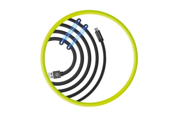Mobile Origin Magnetic Cable Usb-A To Usb-C Black 1m