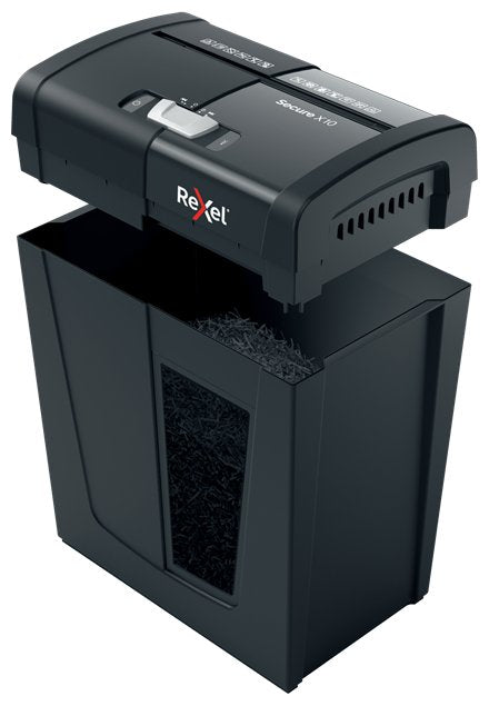 EAN 5028252615280 - Rexel Secure X10 triturador de papel Corte cruzado 68 dB Negro imagen 2