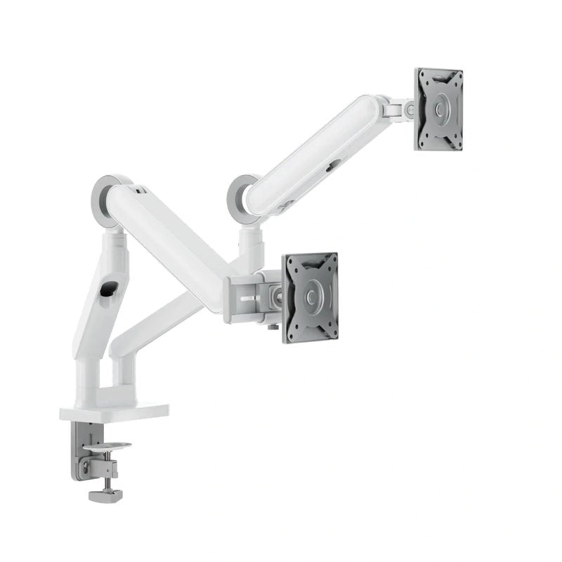 Alogic Glide Flexible Dual Arm Monitor Mount 17-35 White