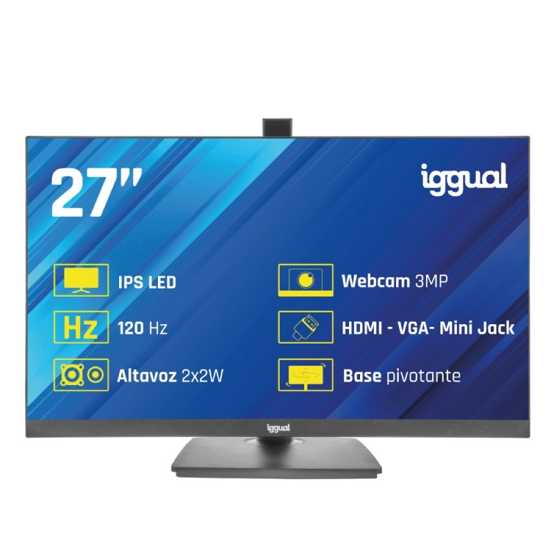 EAN 8435364320013 - iggual ML27WC pantalla para PC 68,6 cm (27") 1920 x 1080 Pixeles Full HD LED Negro imagen 18