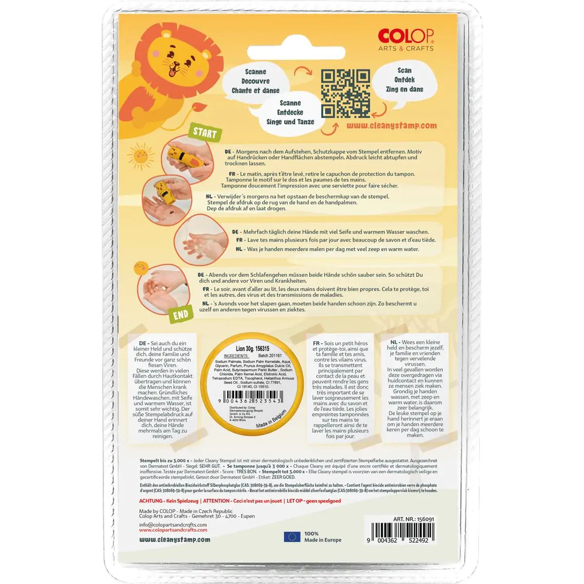 Colop Little Nio Cleany Mamp Leo Retail