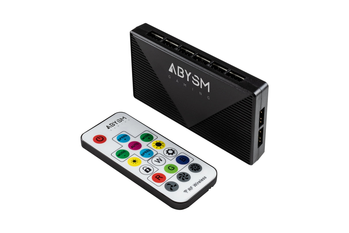 Abysm Case Fan Arclight 12 Cm Argb Kit 3 In 1 Controler