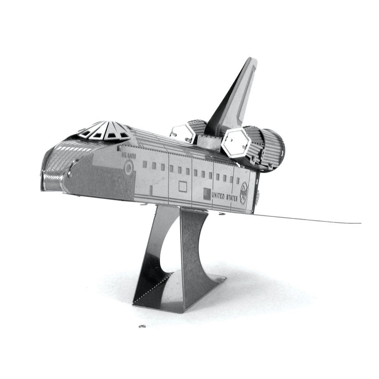 Maqueta 3d Metal Fascinations Space Shuttle Enterprice Montaje Sin Pegamento Ni Soldadura Maquetas 3d