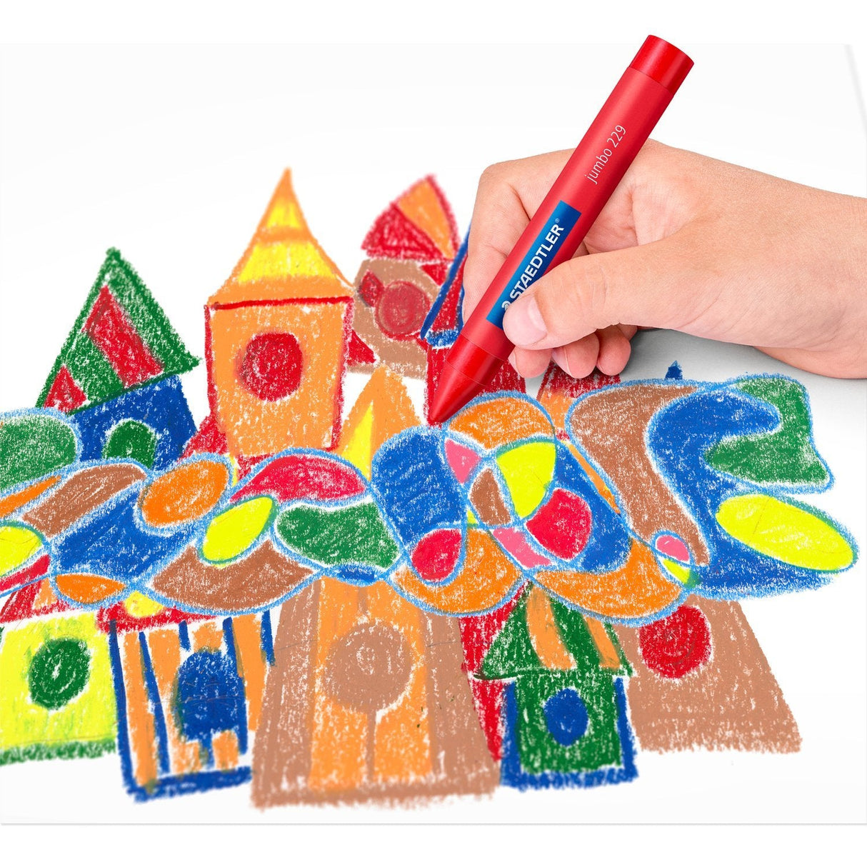 Staedtler Wachsmalkreide Noris Jumbo 12er-Set 12mm Retail