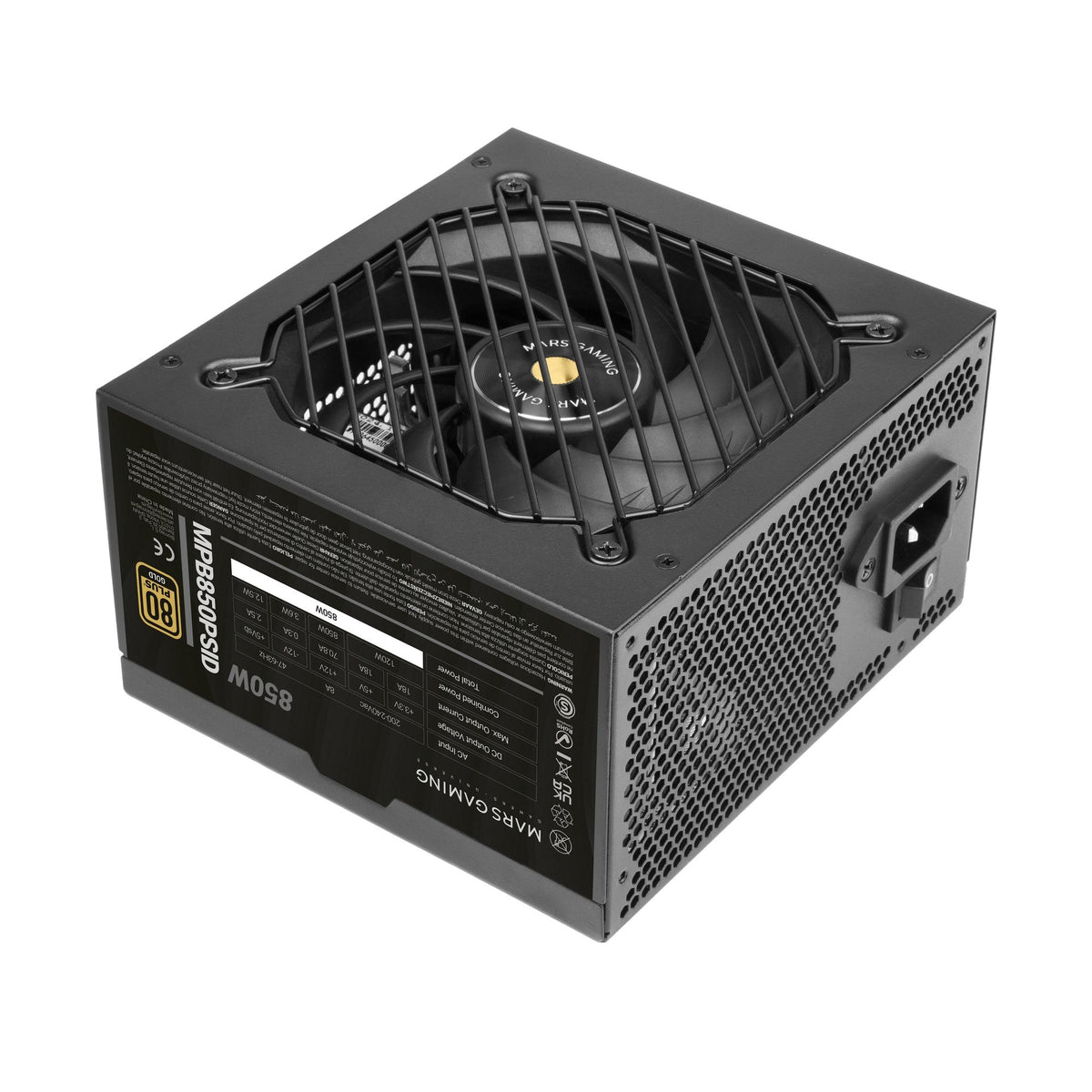 EAN 8435693115915 - Mars Gaming MPB850PSID unidad de fuente de alimentación 850 W 24-pin ATX ATX Negro imagen 5