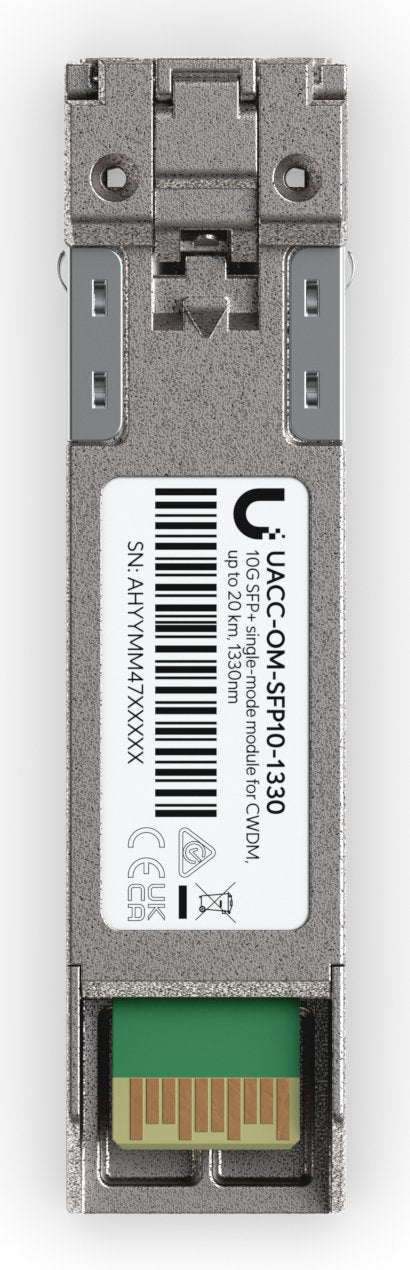 EAN 0810084694725 - Ubiquiti UACC-OM-SFP10-1330 red modulo transceptor Fibra óptica 11300 Mbit/s SFP+ 1310 nm imagen 4