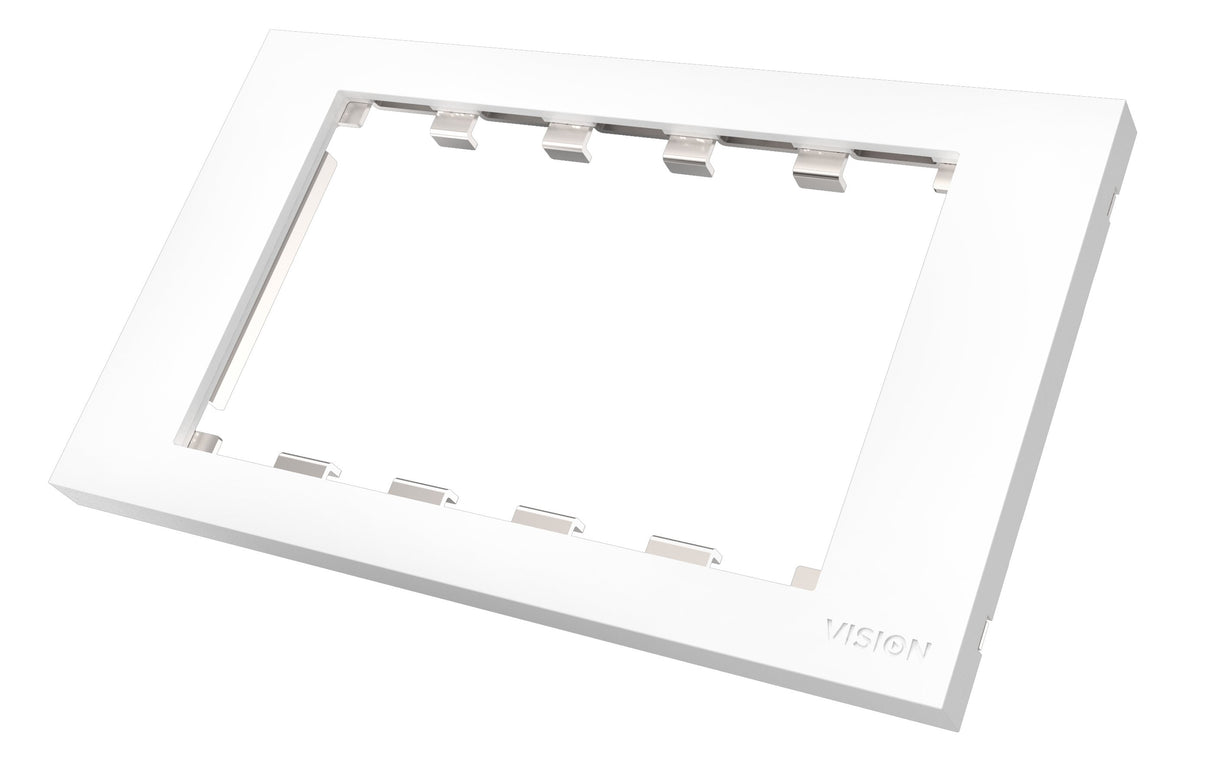 EAN 3446603000004 - Vision TC3 SURR2G placa de pared y cubierta de interruptor Blanco imagen 1