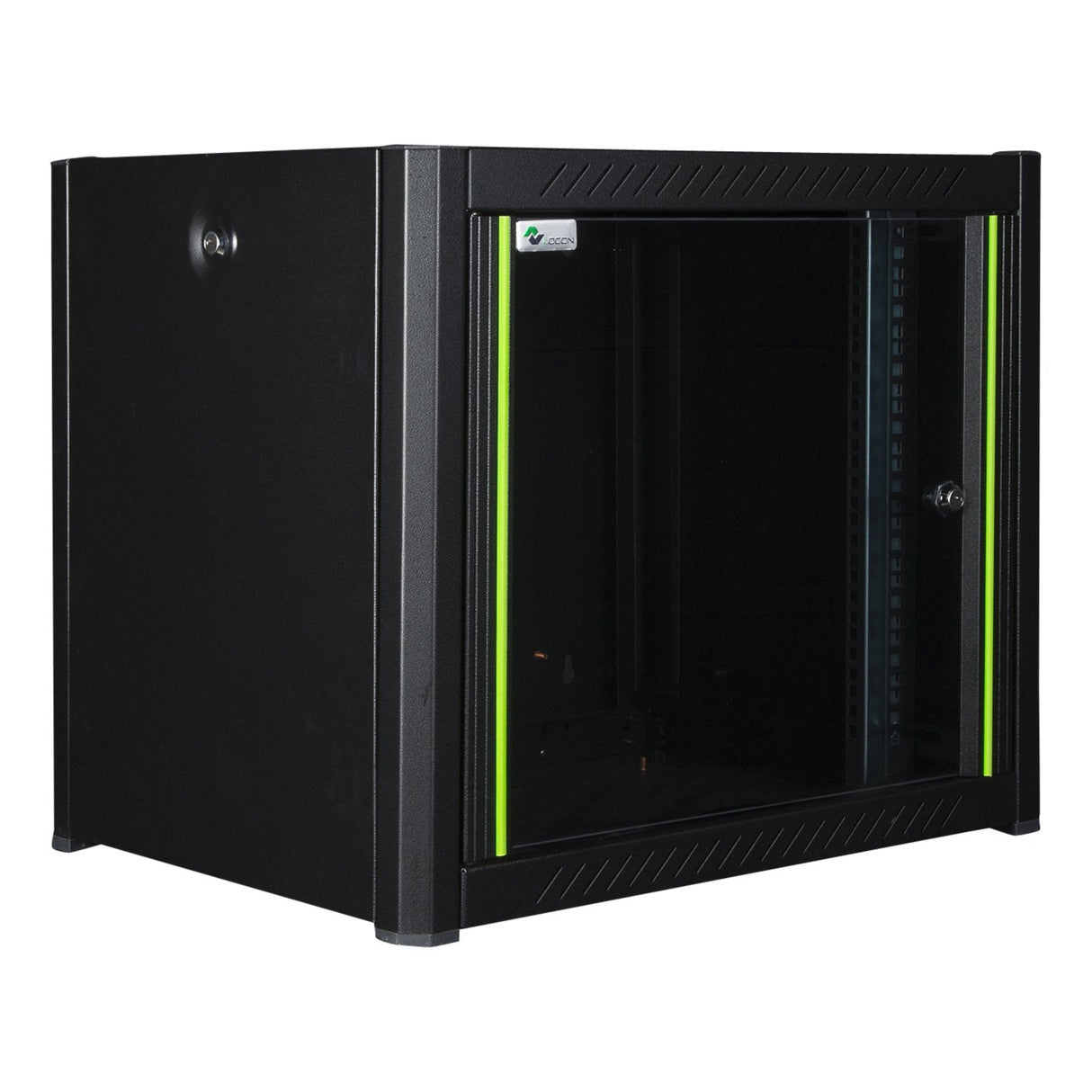 Logon Rwp09u56bl Armario Rack 9u Bastidor De Pared Negro