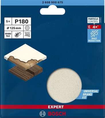 EAN 4059952540139 - Bosch 2 608 900 675 accesorio para lijadora 5 pieza(s) Red para lijado imagen 3