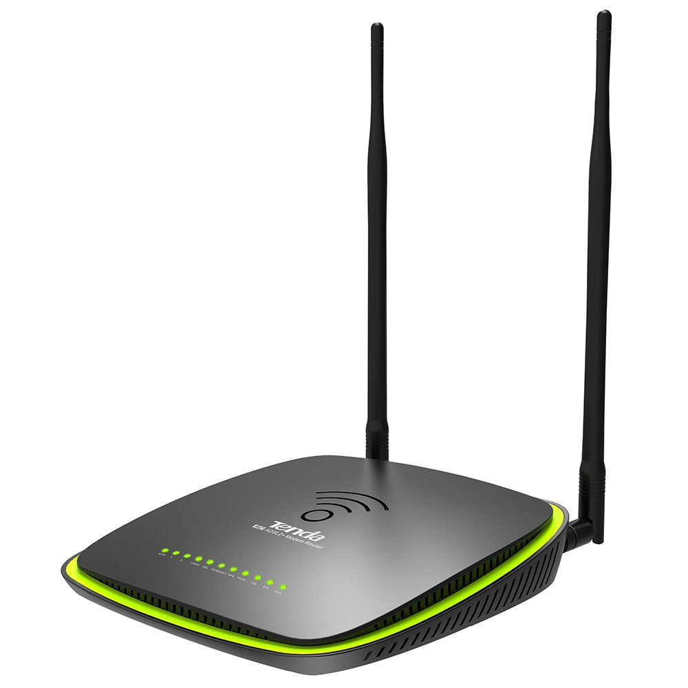 Tenda Router Adsl2+ D1201 Wifi Dual Band 2.4ghz 300mbps + 5ghz 900mbps 1xlan/Wan Gigabit + 3xlan Gigabit Antenas 7dbi