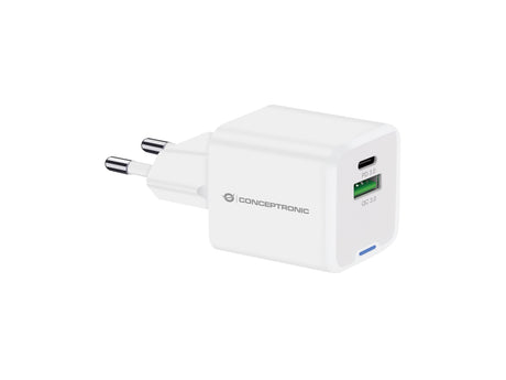 EAN 4015867236468 - Conceptronic ALTHEA15W cargador de dispositivo móvil Universal Blanco Corriente alterna Carga rápida Inte imagen 1