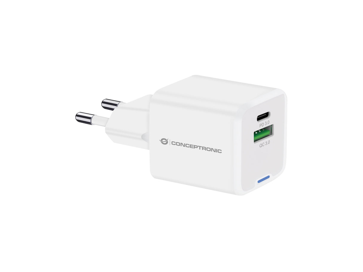 EAN 4015867236468 - Conceptronic ALTHEA15W cargador de dispositivo móvil Universal Blanco Corriente alterna Carga rápida Inte imagen 1