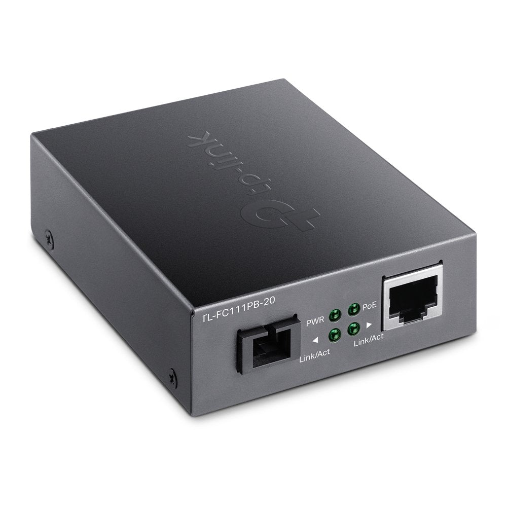 EAN 4897098683057 - TP-Link TL-FC111PB-20 convertidor de medio 100 Mbit/s Negro imagen 2