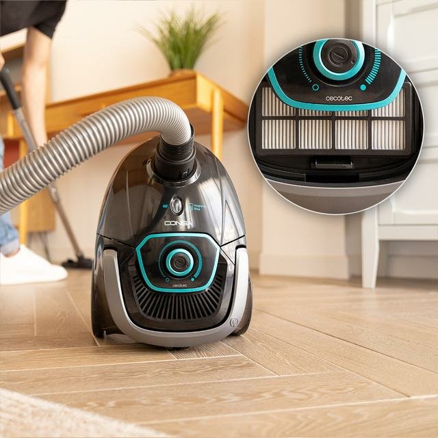 EAN 8435484085762 - Cecotec Conga Powerbag 2500 Plus 2,5 L Aspiradora de tambor Secar 850 W Bolsa para el polvo imagen 7