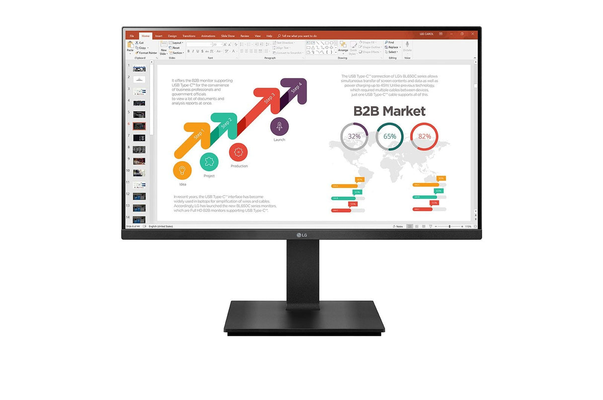 EAN 5715063221549 - LG 24BP45SP-B pantalla para PC 60,5 cm (23.8") 1920 x 1080 Pixeles Full HD LED Negro imagen 1