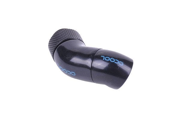 Adaptador De Ángulo Alphacool Hf Doble 45° Dr, Conexión Negro 17060
