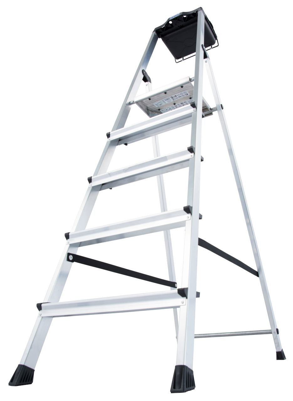 Krause Escalera De Tijera Bandeja L 5 Peldaños 126535