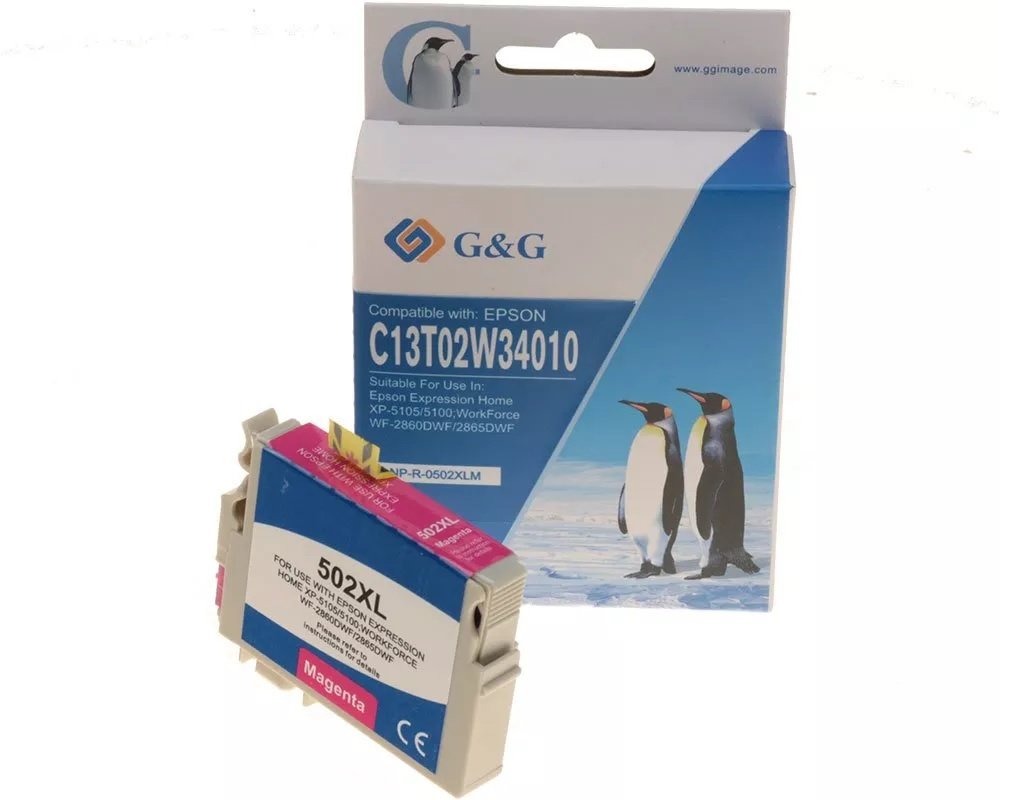 EAN 6939385913039 - G&G NP-R-0502XLM cartucho de tinta 1 pieza(s) Compatible Alto rendimiento (XL) Magenta imagen 1