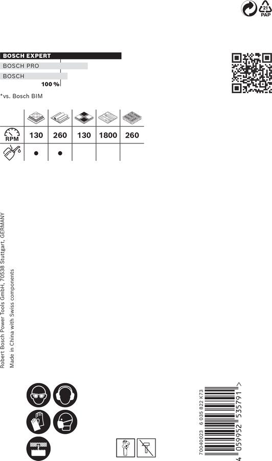 Bosch Sierra De Corona Expert ''Toughmaterial'', Ø 73mm 2608900435