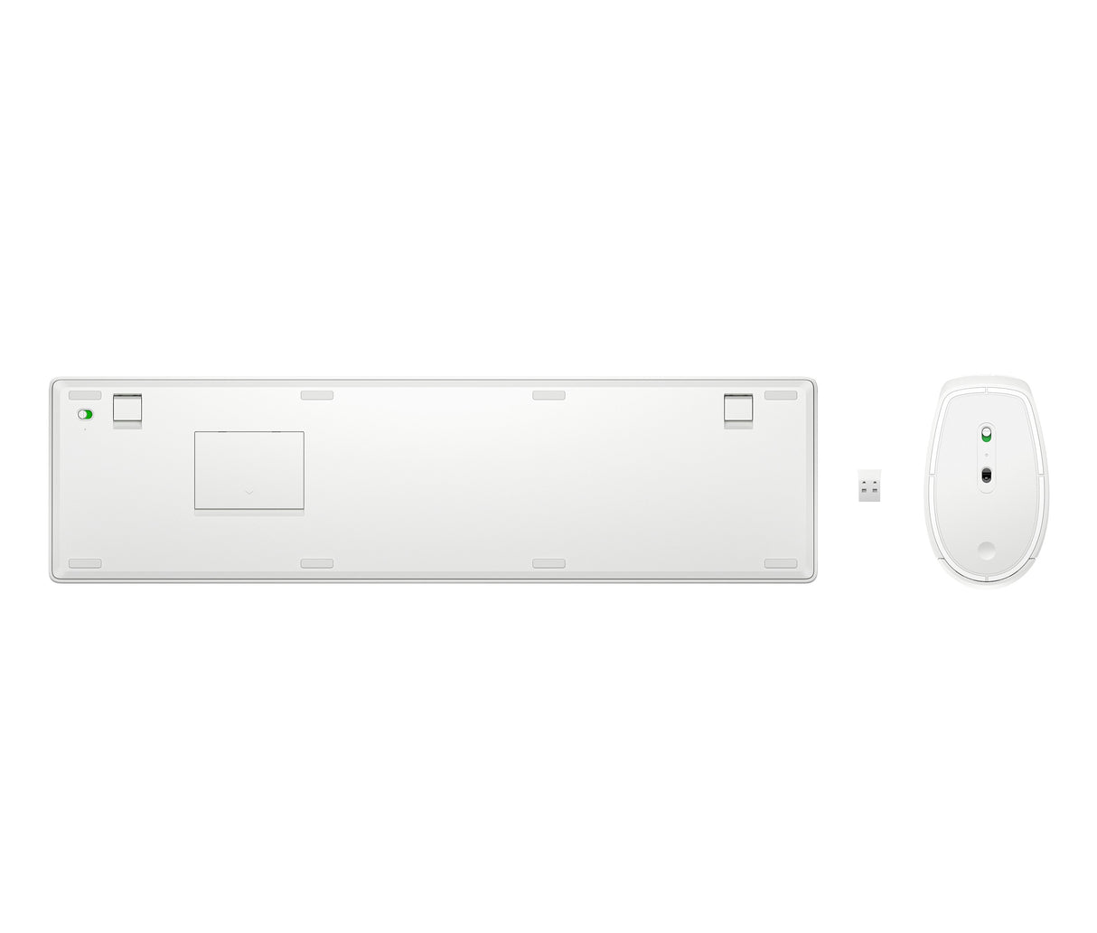 EAN 0197497587579 - HP 655 Wireless Keyboard and Mouse Combo White teclado Ratón incluido Universal RF inalámbrica + USB Blan imagen 2