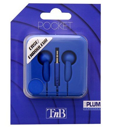 Auriculares Tnb Jack Con Cable Pocket Azul
