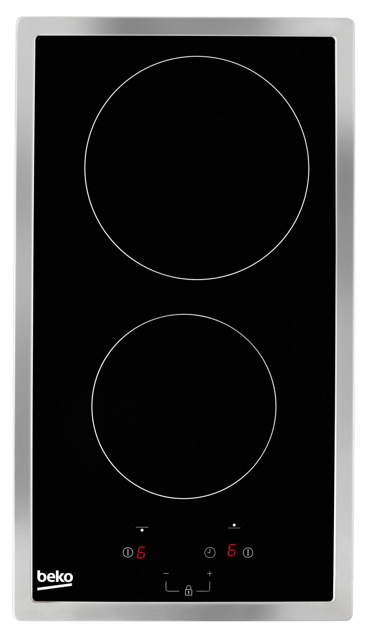 EAN 8690842348198 - Beko HDMC32400TX hobs Acero inoxidable Integrado 30 cm Cerámico 2 zona(s) imagen 1