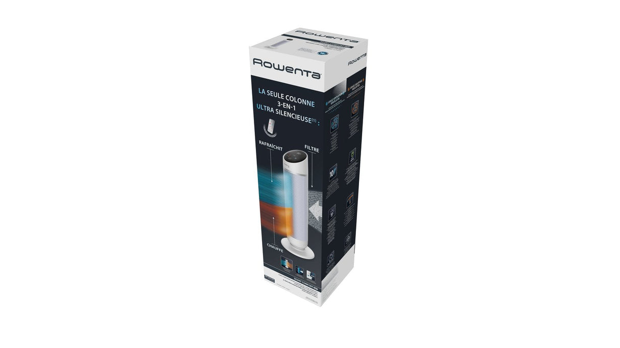 Calefactor Rowenta Silent Comfort Hq8120 Eléctrico Interior Plata 2400 W Ventilador Eléctrico