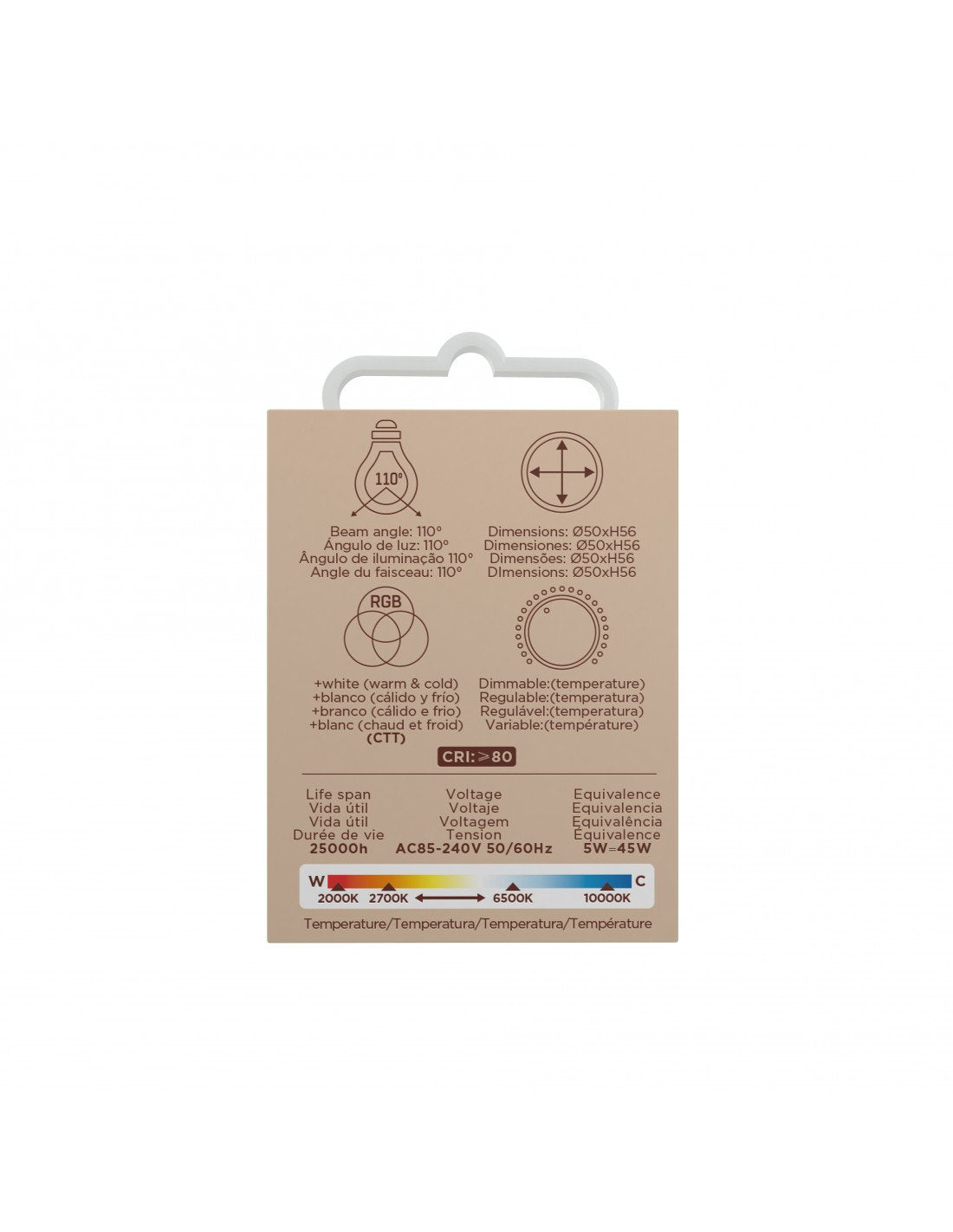 EAN 8426801157804 - Muvit MIOBULB014 iluminación inteligente Bombilla inteligente Wi-Fi 5 W imagen 9