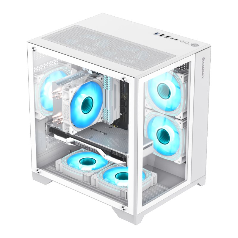 Caja Pc Gamemax Case Infinity Mini Wh M-Atx