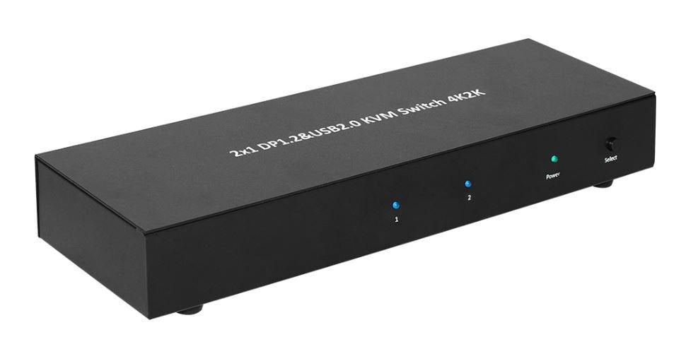 EAN 5704174048763 - Microconnect MC-DP-KVM201K interruptor KVM Negro imagen 1