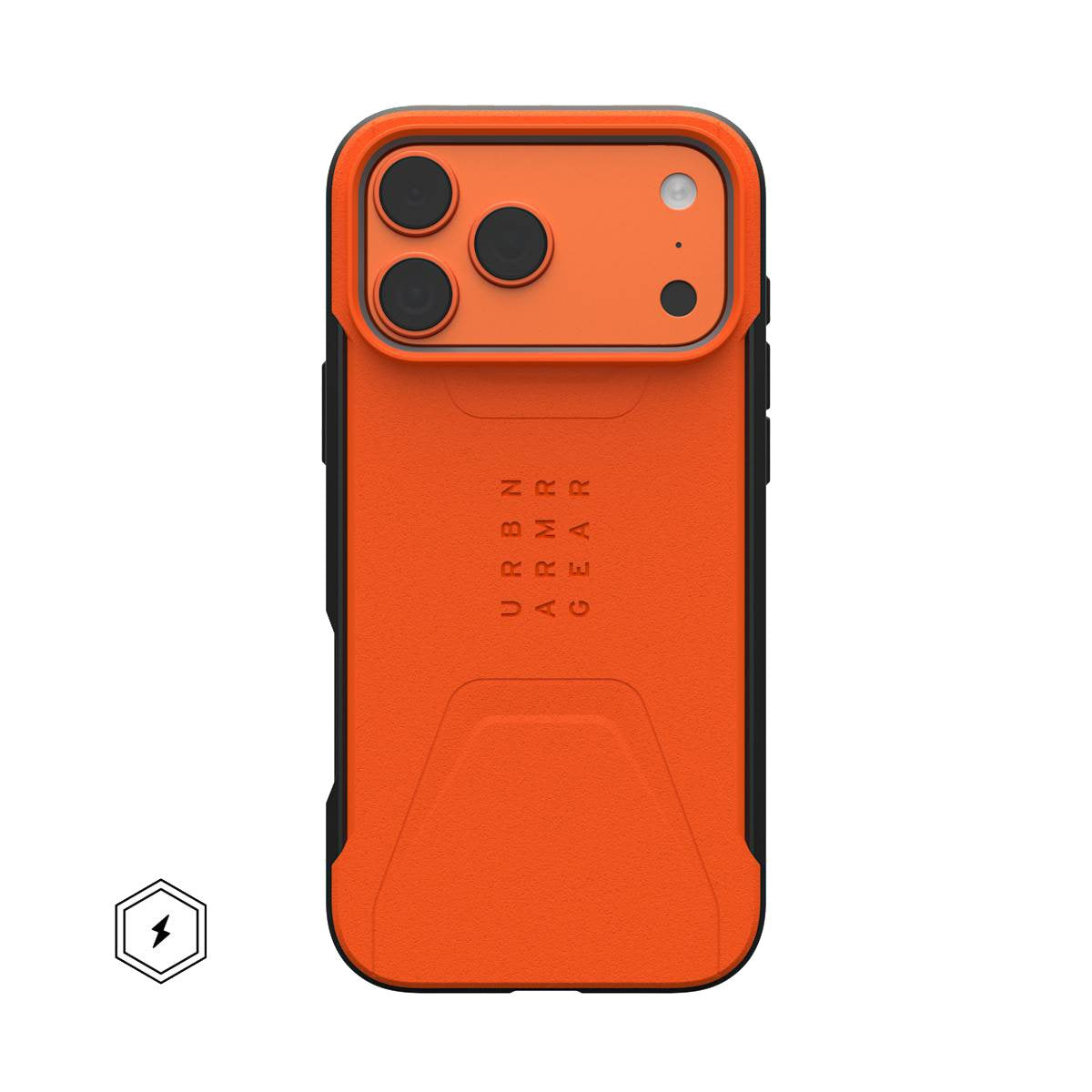 EAN 0840283925511 - Urban Armor Gear Civilian funda para teléfono móvil 17,5 cm (6.9") Naranja imagen 1