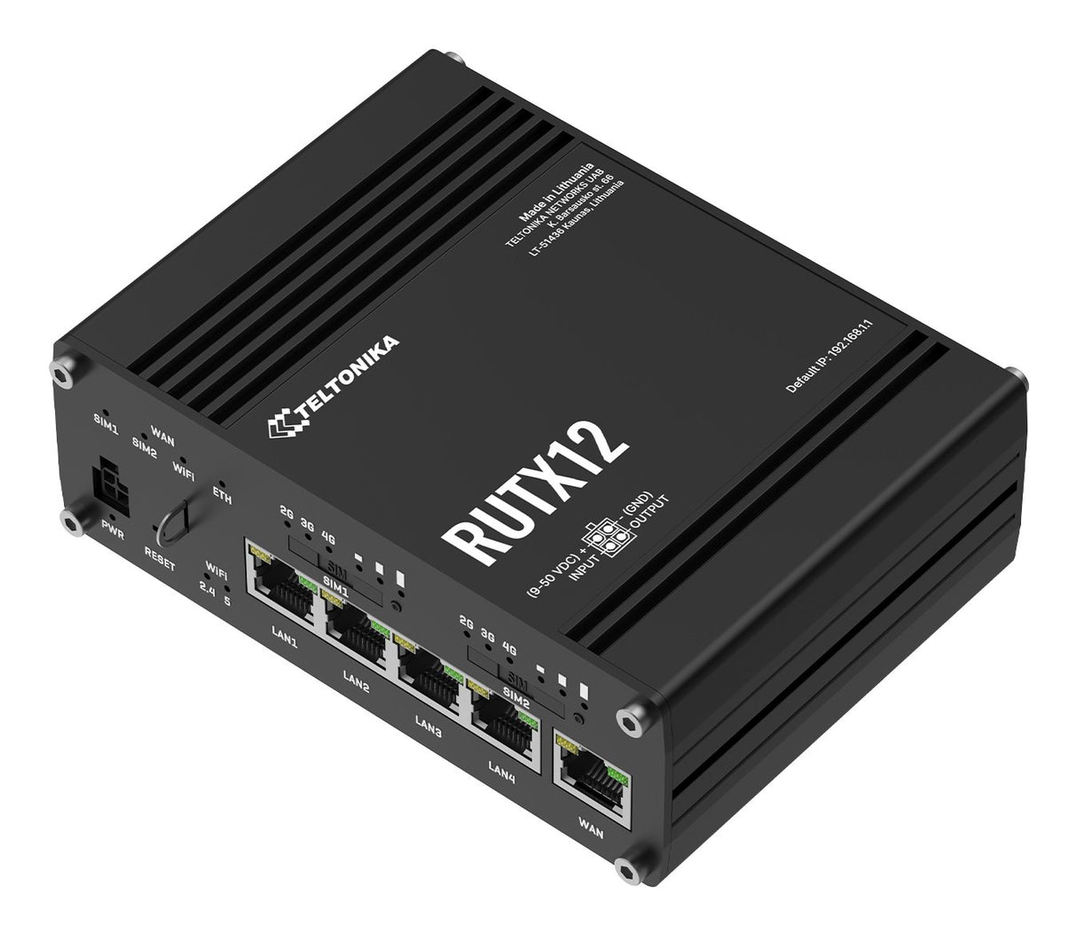 EAN 4779051843831 - Teltonika RUTX12 Router de red móvil imagen 2