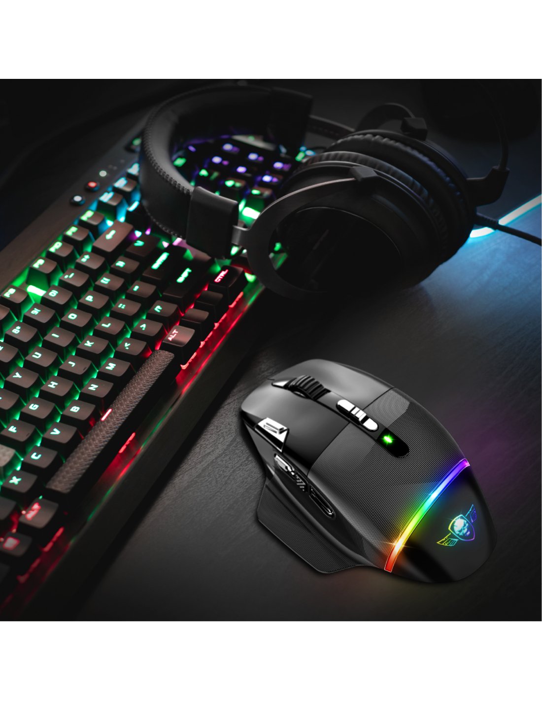 Ratón Gaming Inalámbrico Spirit Of Gamer Xpert M800 Batería Recargable Hasta 10000 Dpi
