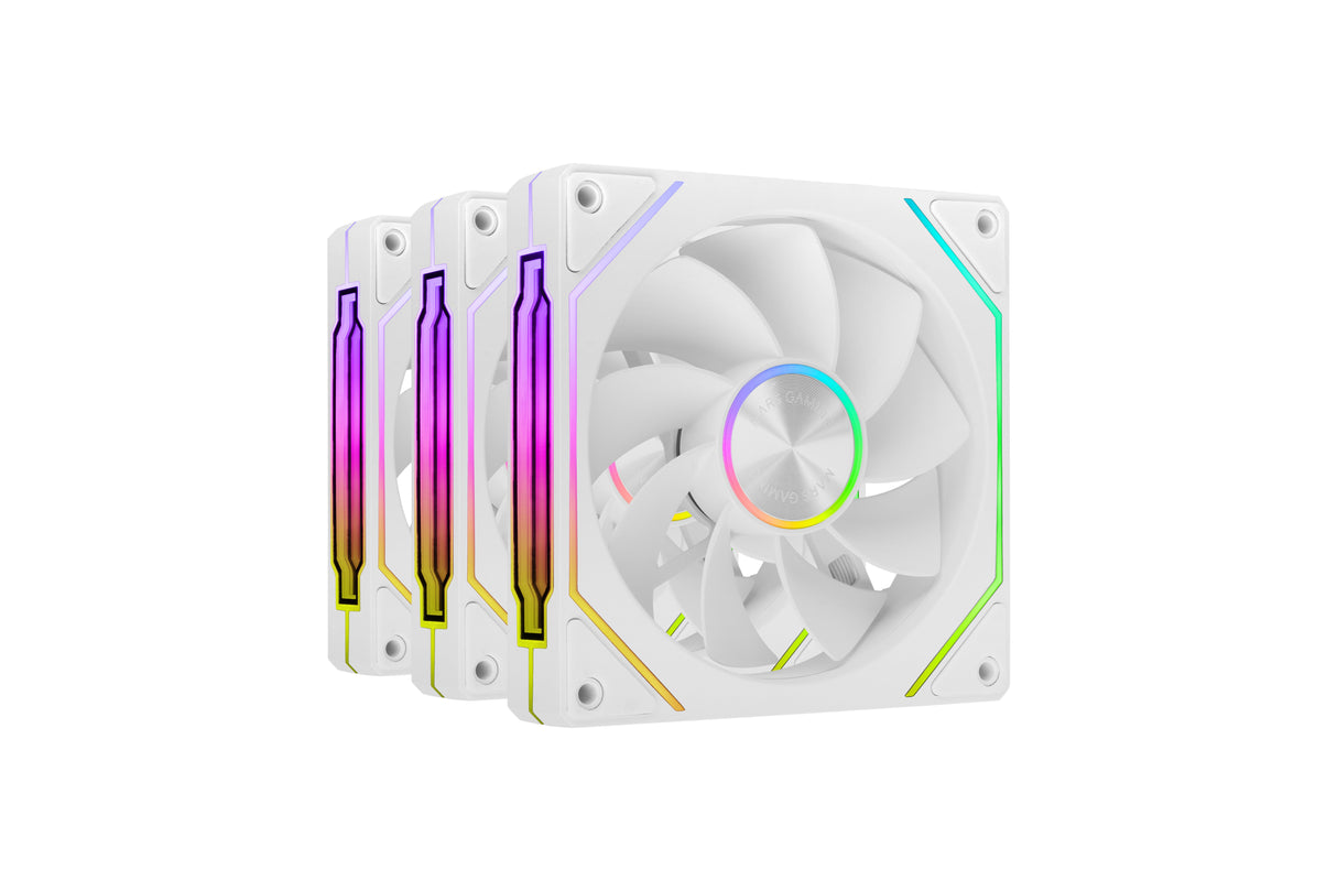 EAN 8435693111658 - Mars Gaming MF-LINKFINITYKIT2RW Carcasa del ordenador Ventilador 12 cm Blanco 3 pieza(s) imagen 2