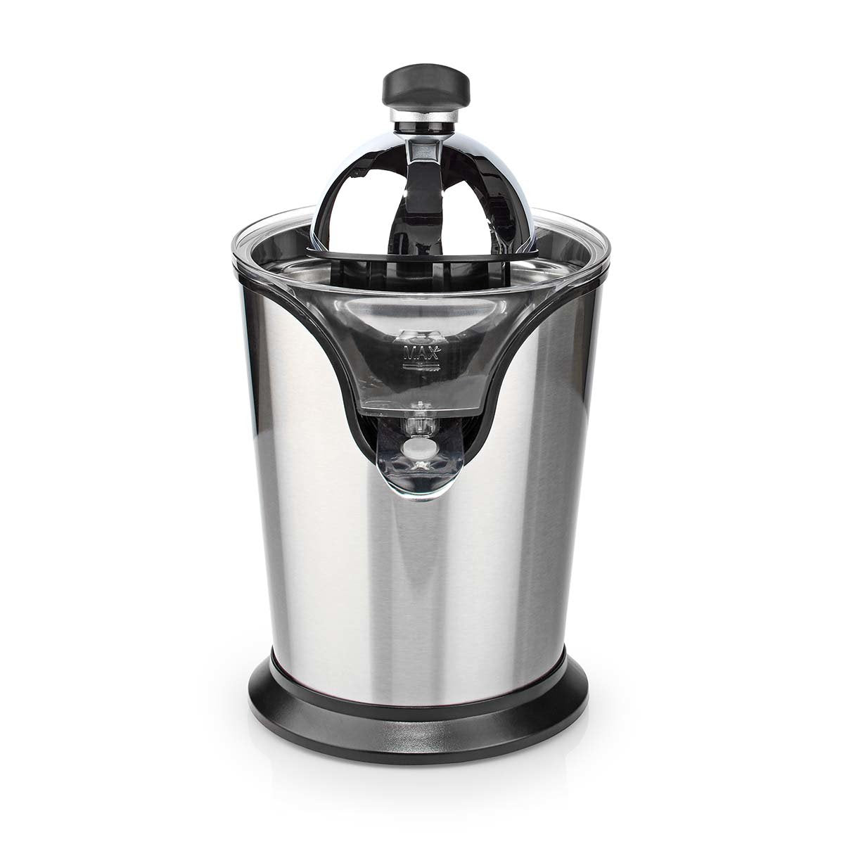 EAN 5412810408900 - Nedis KAJC200SR exprimidor Exprimidor eléctrico con brazo 100 W Aluminio, Negro imagen 2