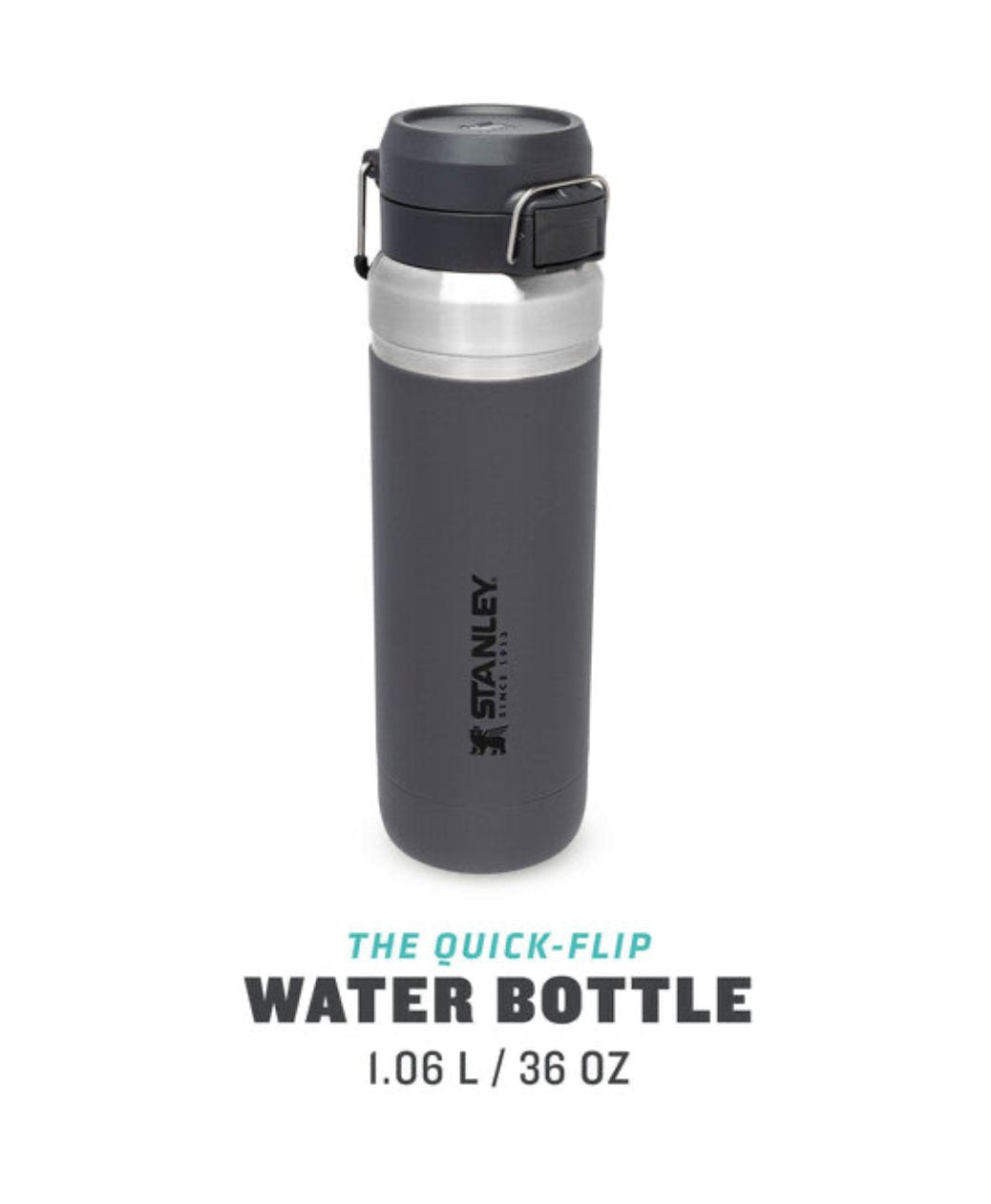 Stanley Quck Flip Water Bottle 1,06 L Charcoal