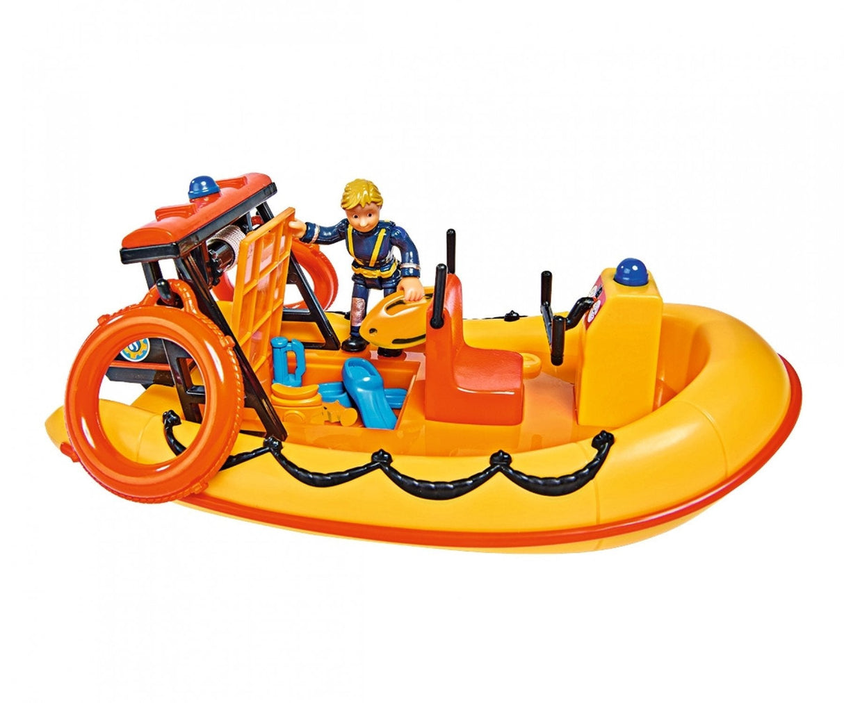 Simba Bombero Sam Neptuno Barco Con Figura, Vehículo De Juguete 109252571