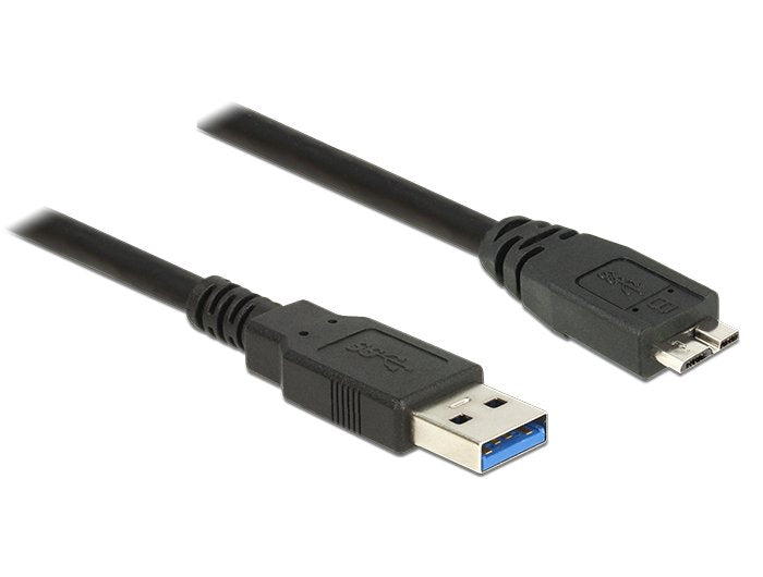 Delock Cable Usb 3.0 A Macho > Usb 3.0 Micro-B Macho 5,0 M