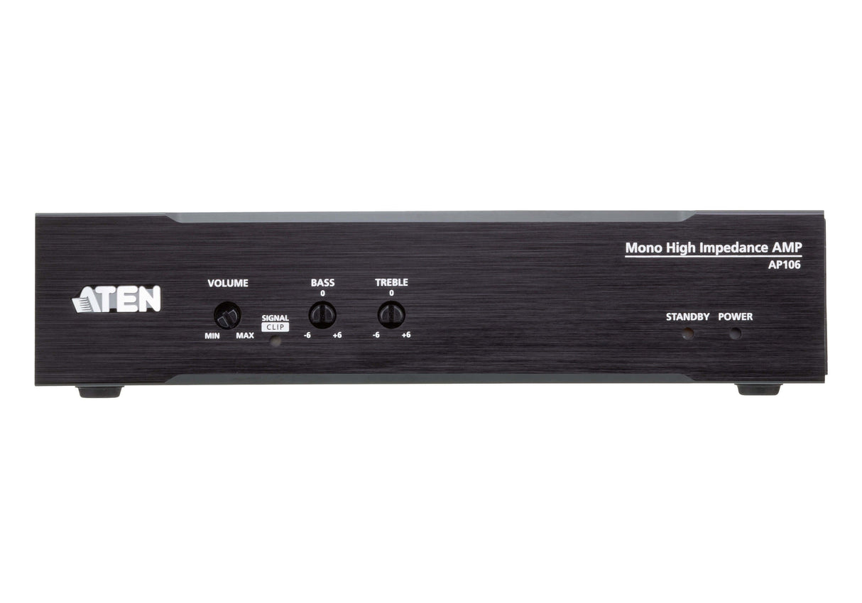 Amplificador De Potencia De 60 W Mono Hi-Z Aten Ap106